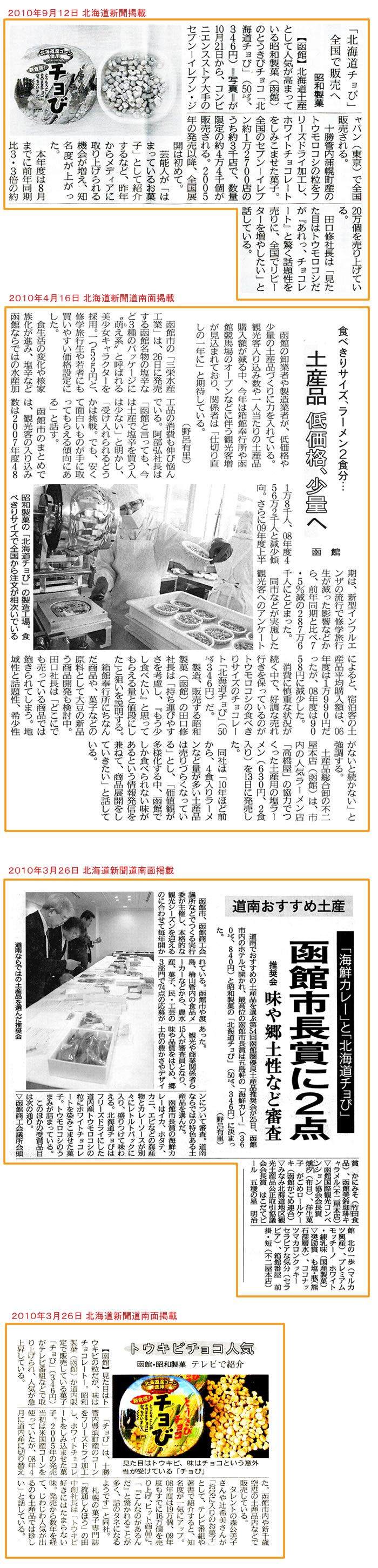 新聞で紹介されました。